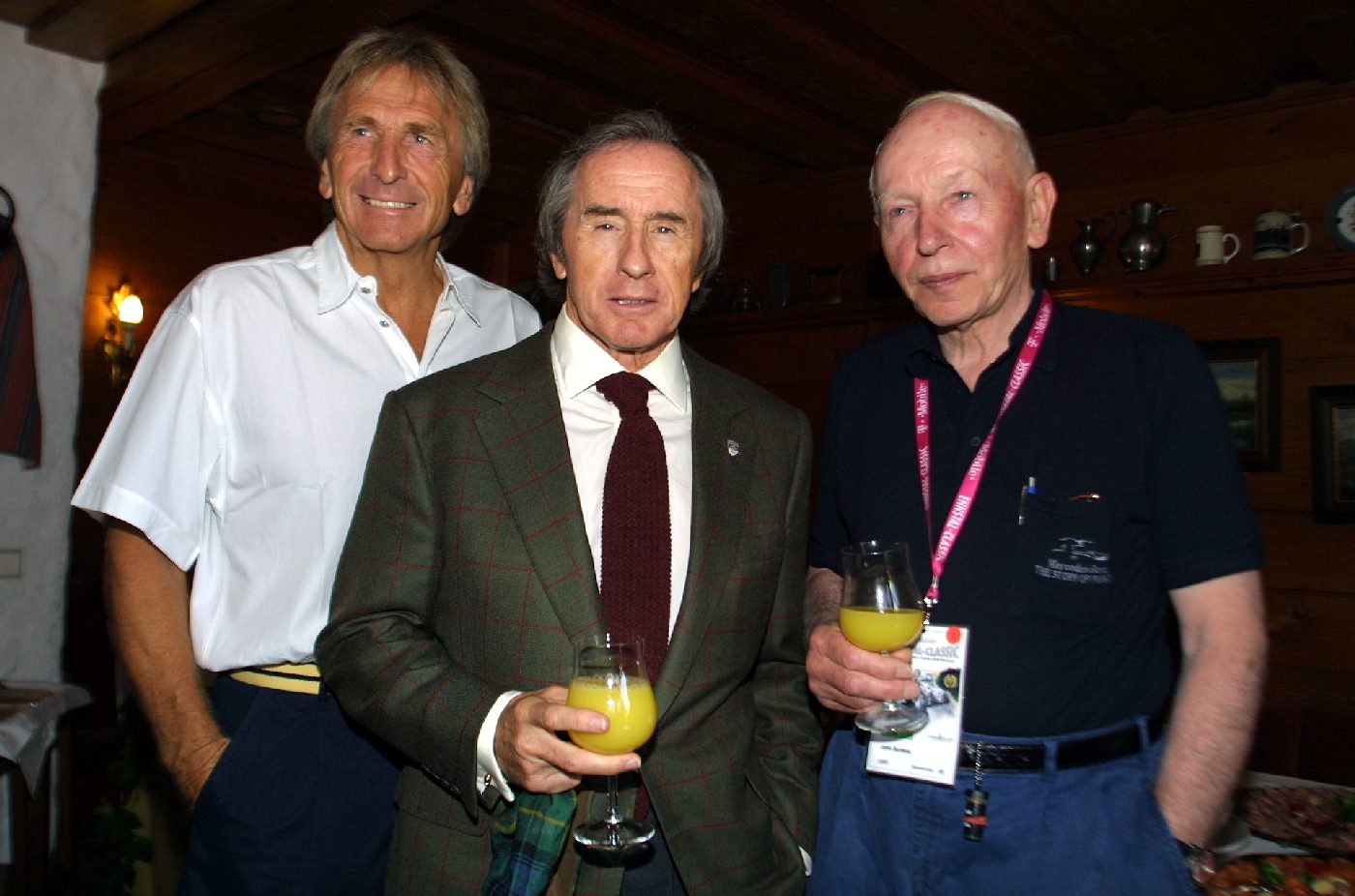 Derek Bell, Jackie Stewart, John Surtees